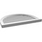 Ekena Millwork Round Top Surface Mount PVC Gable Vent w/ 2"W x 2"P Brickmould Sill Frame, 30"W x 22"H GVPRT30X2203SN - alternate 3
